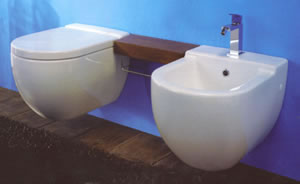 Axa One Vaso Sospeso Bathroom Toilets