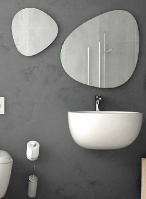 Art Ceram Stone Bathroom Mirrors