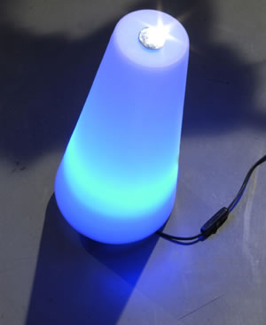 WET Flame LED lamp