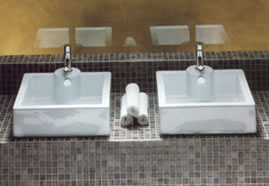 Art Ceram Fuori Cubo Bathroom Basins