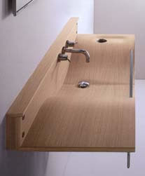 Agape Gabbiano Wood Sinks