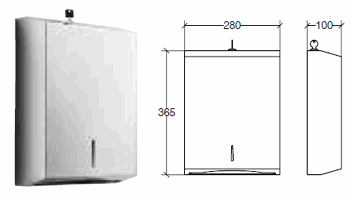 Lineabeta Otel Paper Towel Dispensers