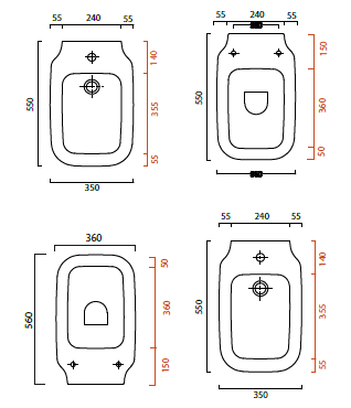 varm Nova Traditional Bathroom Toilets