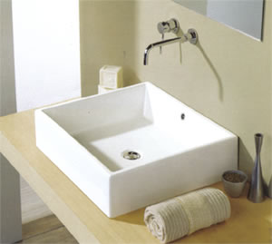 White Stone Tank 60 Bathroom Basins